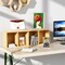 5x7 Acrylic Picture Frames 3 Pack, Clear Picture Frames with Stand, Magnetic Frame Acrylic Lucite Frameless Transparent Cubes Floating Gift